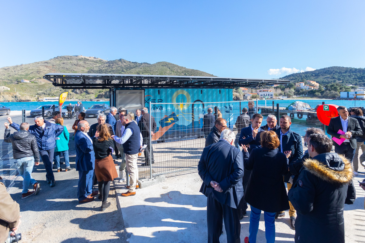 Aquaviva inauguration event at Port Vendres in France