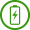 Green icon referencing battery storage solutions