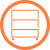 Orange icon referencing all-in-one design